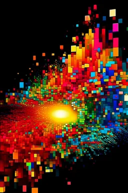 pop art pixels 10000 images abstract particles