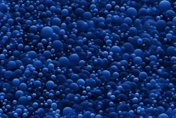 Navy Blue Bubbles Background