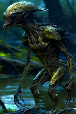 The Shrike creature as described in the Hyperion novel series. Photograph.