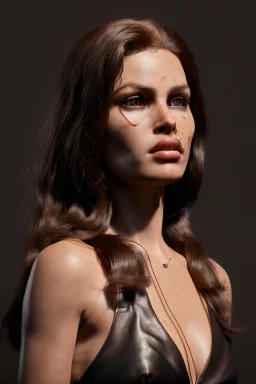 Portrait, young Raquel Welch, natural busty, leather dress, Ultra realistic, prehistory style, wide angle view, soft color, highly detailed, unreal engine 5, ray tracing, RTX, lumen lighting, ultra detail, volumetric lighting, 3d, finely drawn, high definition.