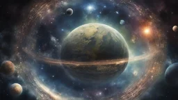 matrix universe, space, planets, creation