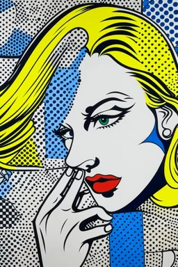 PEACE style of roy lichtenstein