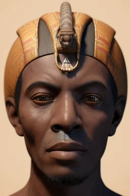 african portrait, ancient egypt, zulu, scaffolding, high detail