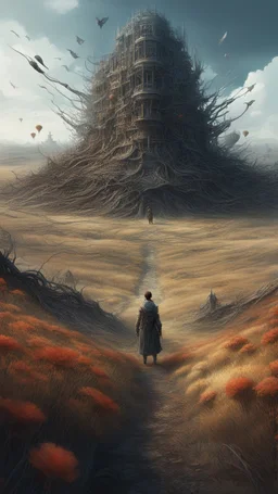 "3D HR Complex Unique and wired thousands of hands in a field a breathtaking frontier fantasy artwork by Android Jones, Jean Baptiste monge, Alberto Seveso, Erin Hanson, Jeremy Mann. Minimalist highly detailed and complex professional_photography, masterpieces, 8k resolution concept art, Artstation, tricolor, Unreal Engine 5, cgsociety" Highly detailed ArtStation Concept Art Clear Focus Smooth cinematic 4K epic Details Serious Stoic ARTgerm AN's mature art. thin line draw