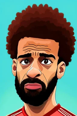 محمد صلاح كرتون ثنائى الابعاد