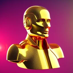 beautiful cosmic golden man, nice smiling, delicate colors, beautiful glamour galactic golden dress, ultra sharp focus, 8k, unreal engine 5, extremely sharp detail, light effect, soft light atmosphere of a spaceship, smooth, full of details, face in front, complete vision of body