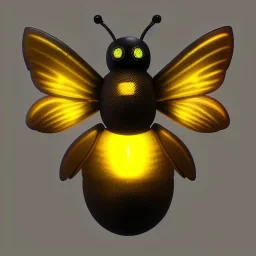 cyber bee, sci-fi, RTX, lumen lighting, ultra detail, volumetric lighting, 3d, finely drawn, high definition, high resolution.