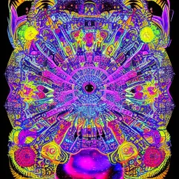 exploding galactic flowers epic psychedelic