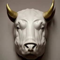 bull mask by Andrea del sarto