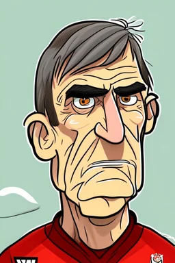 yourgen club German football coach ,cartoon 2d