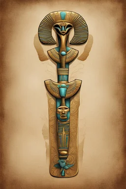 egyptian mythologic ankh illustration