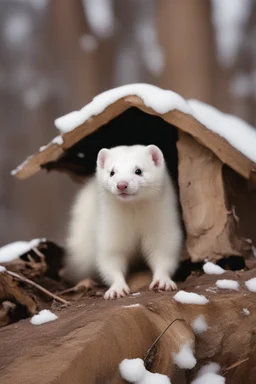 Snow ferret