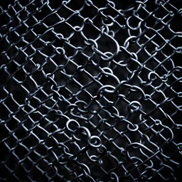 fence, chains, swirl, wind, gothic, darkness