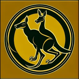 Kangaroo Logo, Fancy, Professional, Hotel Logo, ralph lauren look-alike. 1997 based.