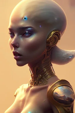 Bastien Lecouffe Deharme, Amr Elshamy, Mike Winkelmann, Farid Ghanbari, Billy Bogatzoglus, Anwar Mostafa, Vladimir Petkovic, full body portrait of woman in the style of unreal engine, 3d sculpted, mdjrny-v4 style, highest quality render, cinema 4d, zbrush, flowing hair, perfect face, holding bloody knife, fighting stance, wearing torn bikini and military boots with perfect legs, a beautiful full frame portrait digital painting of futuristic cyberpunk city lighting,