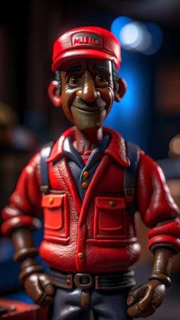 somali postman pat, shot on Hasselblad h6d-400c, zeiss prime lens, bokeh like f/0.8, tilt-shift lens 8k, high detail, smooth render, down-light, unreal engine, prize winning