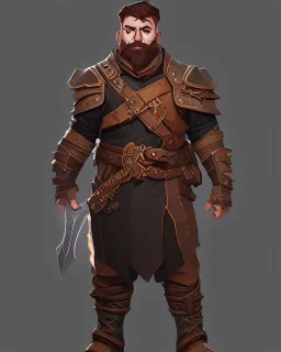 d&d character, dwarf, male, paladin, armor