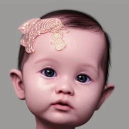 3d cute baby, beautiful rich, shiny, intricate, gorgeous, ultrafine detail, hyperrealism, trending , sharp focus, intricate details, highly detailed, glowing, glitter,8k, golden, white