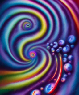 Wave colorful swirl