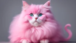 cotton Candy colored cat