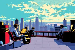 pop art pixels 1000 images cool degen mfer trade - retreat - strategise - repeat