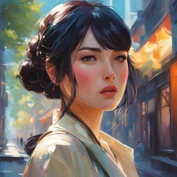 olpntng style, olpntng style, olpntng style, face and shoulders of woman, beautiful, gorgeous, greg rutkowski, makoto shinkai and lois van baarle, ilya kuvshinov, rossdraws, tom bagshaw, alphonse mucha, global illumination, detailed and intricate environment, oil painting, heavy strokes, paint dripping, oil painting, heavy strokes, paint dripping, oil painting, heavy strokes, paint dripping