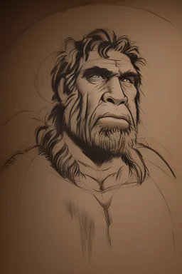 Highest best quality resolution primitive ancient caveman drawing etched sketch on a dimly lit cave wall of Dean Kamen