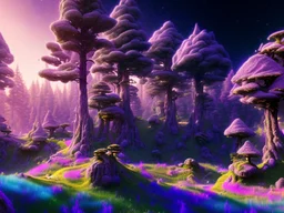 black crystal cosmic and galactic ambiance hill sky rocks sunny trees pools surreal, full of details, smooth, bright sunshine，soft light atmosphere, light effect，vaporwave colorful, concept art, smooth, extremely sharp detail, finely tuned detail, ultra high definition, 8 k, unreal engine 5, ultra sharp focus