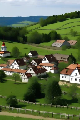 Slovak village Porúbka, when Faraon's on top