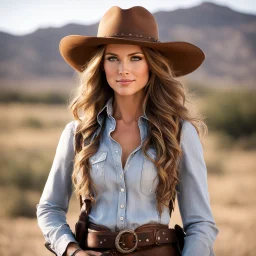 In the wild west, there is a western tale about an aspiring cowgirl. A gorgeous southern beauty whose spirit is said to be wild and free, strong and fearless, and full of endless possibilities. This cowgirl was known for her renowned title in the west "The American Gunslinger Girl" a southern belle with guns, beautiful and tough as nails, a cowgirl with guts and a heart of gold.