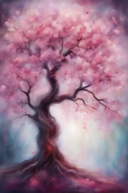 European cherry tree, mystical, self love, , abstract