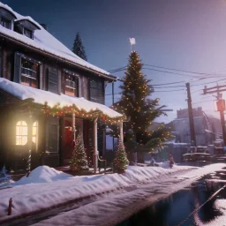 yılbaşı, unreal engine 5, 8k