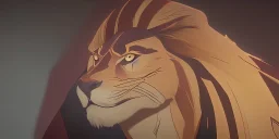 take the logo from shield but instead of an eagle make it a lion