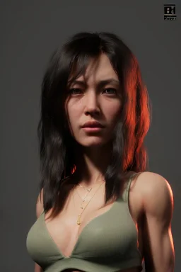 Ultra Realistic image, 25 years old brunette woman, Madrid, portrait, small stature, too small chest, yakuza body tattoo, vibrant color, highly detailed, art stations, concept art, smooth, unreal engine 5, god rays, ray tracing, RTX, lumen lighting, ultra detail, volumetric lighting.