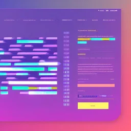 a modern web interface with 31 days of SQL tips, digital, dark colours, synthwave