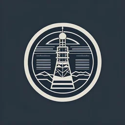 very simple logo for a military app that uses mesh network radio transmission