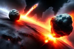 Apocalypse asteroid impact