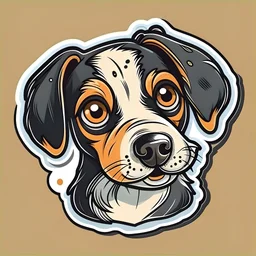dog,stickers ,illustrator,vector