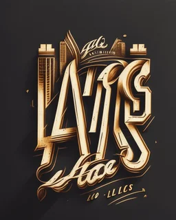 Los Angeles lettering logo design