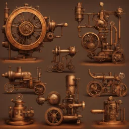 steampunk machinery