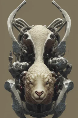 sheep brain cyborg, matrix style