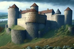 Germanic fortress from the 1400s