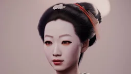 portrait geisha photo 4k