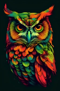 owl colored