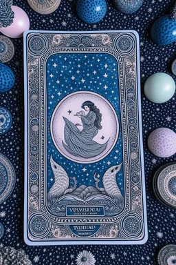 Celestial tarot moon