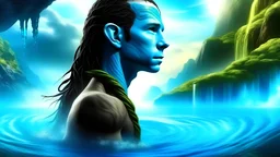 create a stunning & realistic cover Photo of Avatar 2 the way of water