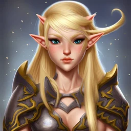 blonde elf warrior