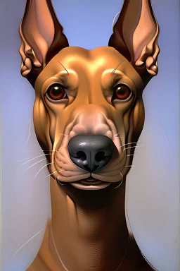 Portrait d'un chien par Salvatore Dali