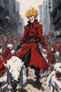 The Vash Stampede in the blood