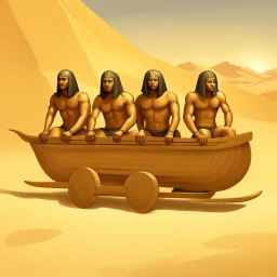 Ancient Egyptian Bobsled Team